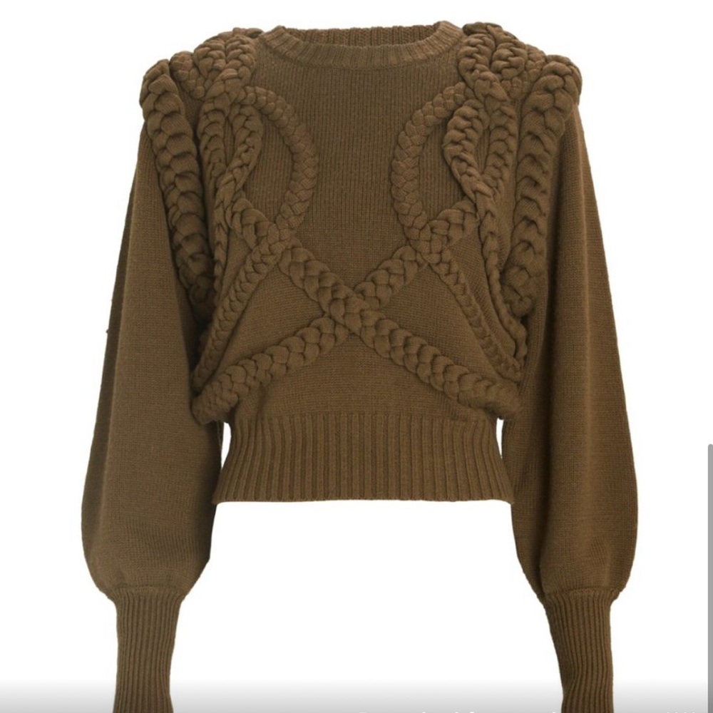 RONNY KOBO Yeva Cable Knit Sweater - Picture 10 of 12